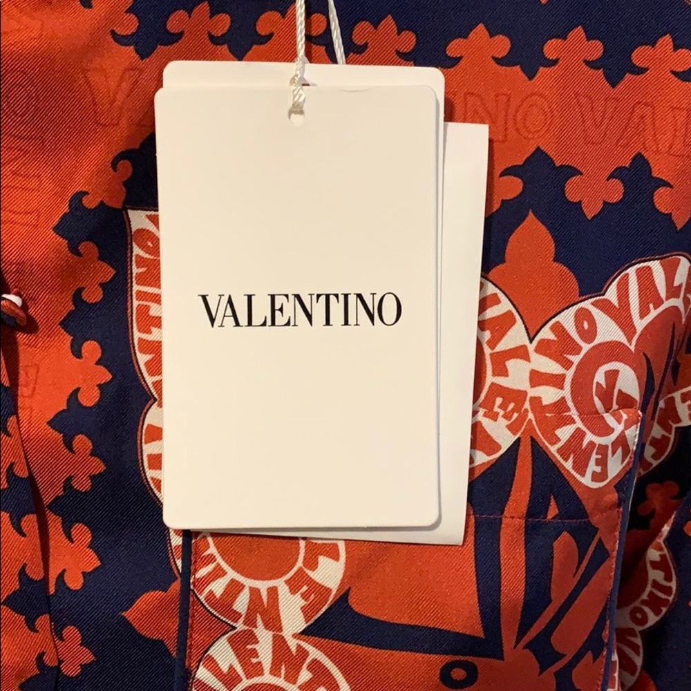 100% silk Valentino shirt/dress - Picture 11 of 16